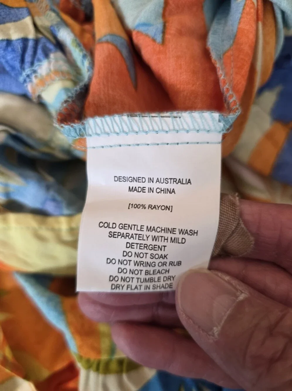 Label of Love Aisha Tropical Palm Print Tiered Mini Dress XL NWT Boho Resort - Picture 5 of 13